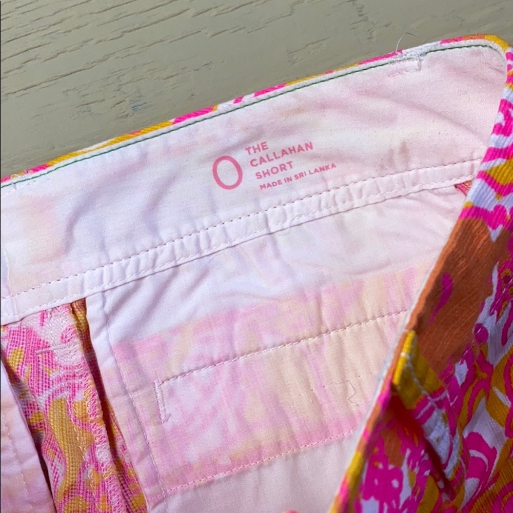 Lilly Pulitzer #64 The Callahan Paisley Shorts SZ 0 - Picture 3 of 5
